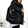 MKK bei MIMI Jacke Schwarz Grau Meliert Onsize